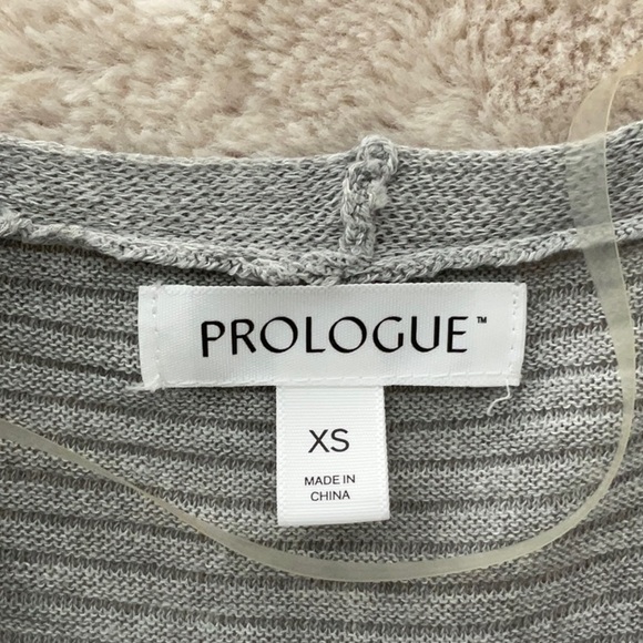 Prologue Gray Ribbed Duster Cardigan-Sz XS - Picture 5 of 5